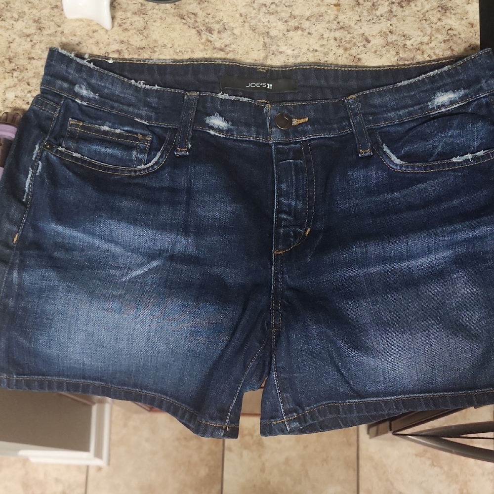 Joe's Jeans Blue Denim Shorts